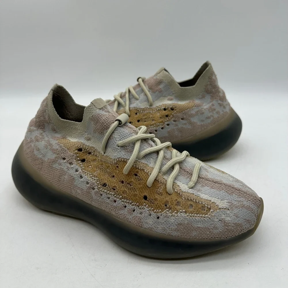Adidas FZ1269 Mens Size 9.5 Yeezy Boost 380 Shoes Pepper Non Reflective Sneakers
